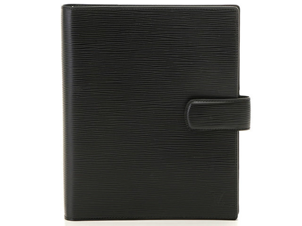Louis Vuitton Agenda Epi Leather Noir Black